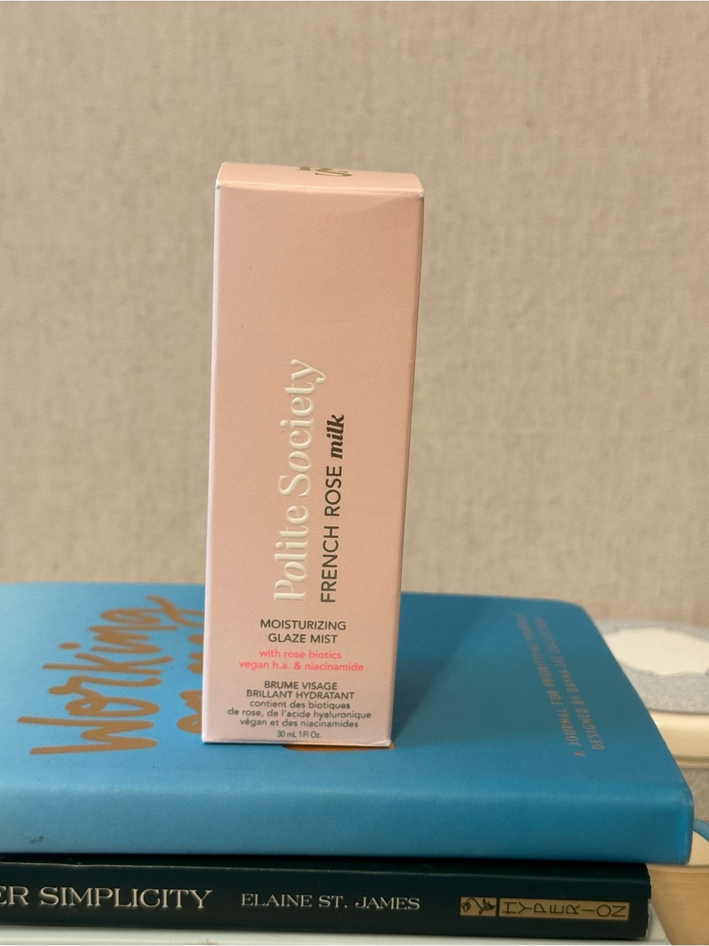 Polite Society French Rose Milk Moisturizing Glaze Mist - Pink